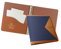 1" Metal Ring Stitched Padfolio