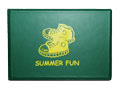Green Vinyl Custom Imprint Autograph Book